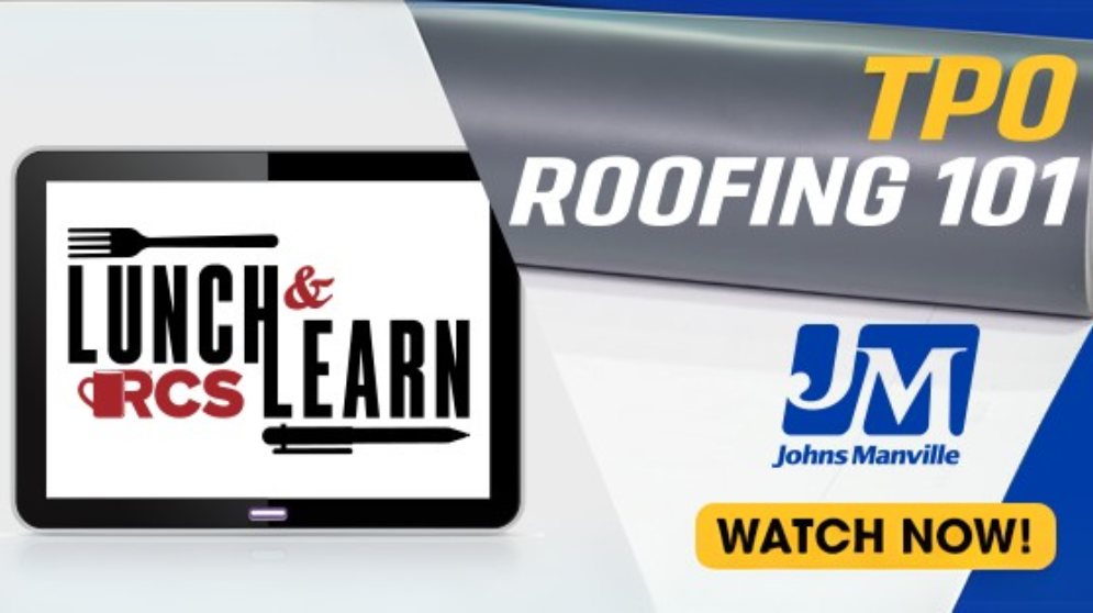 Don’t miss “TPO Roofing 101” on Roofers Coffee Shop 