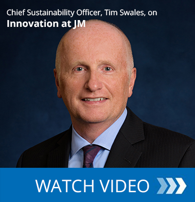 Chief Sustainability Officer, Tim Swales, on Innovation at JM 