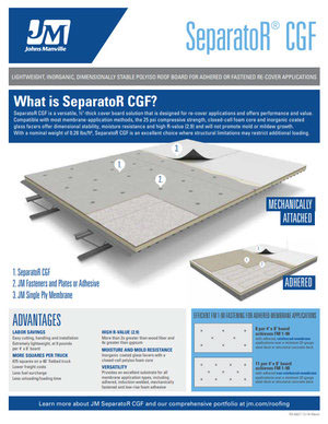 SeparatoR CGF Advantages